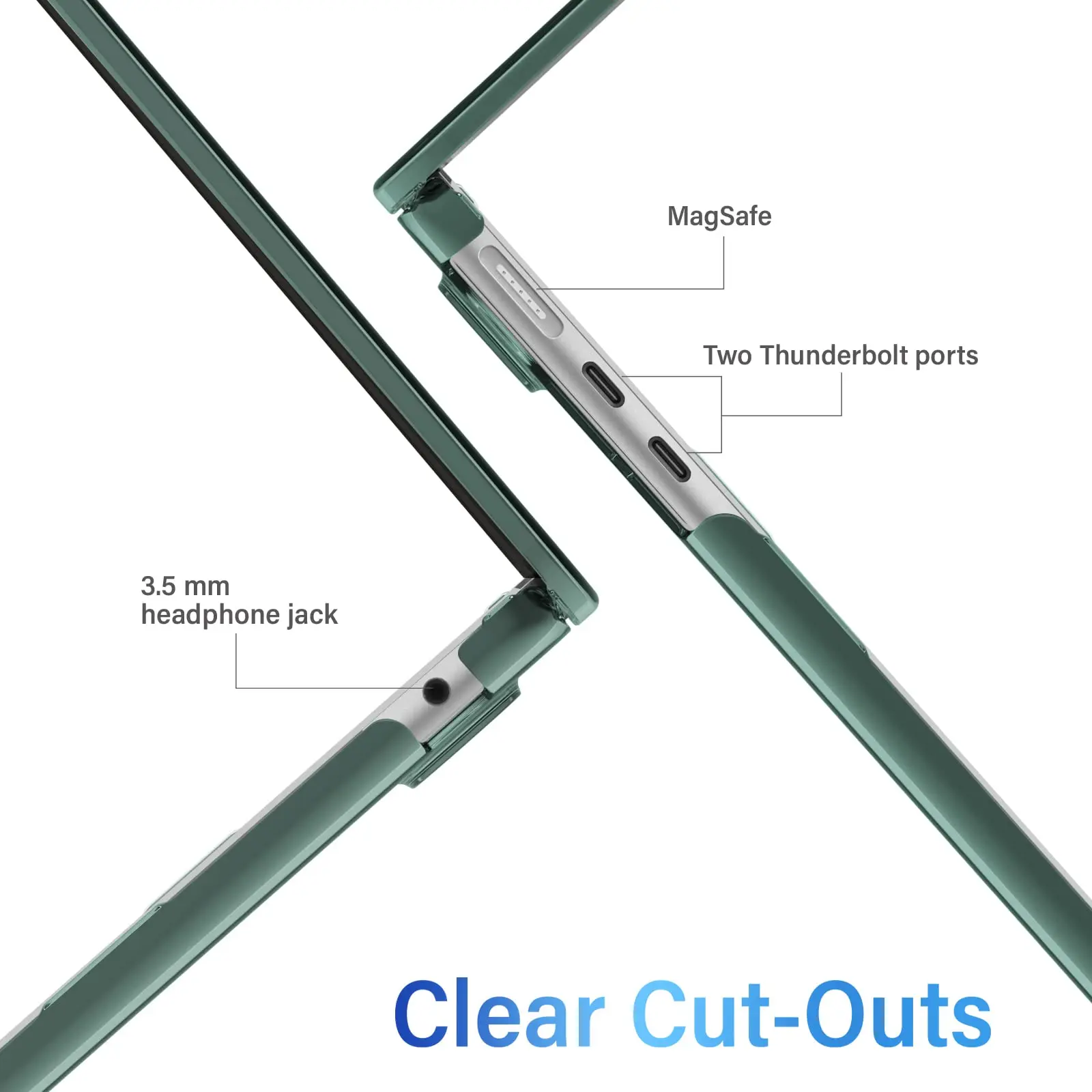 Чехол для MacBook Pro 14 16-дюймовый M3/M2/M1 Pro/Max Chip Case A2991 A2780 A2485 A2442 A2779 A2992 (2023 2022 2021) A2941