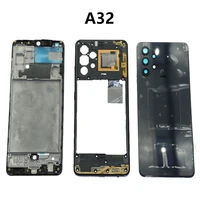 for samsung galaxy a32 chassis midframe bezel lcd bezel panel chassis midframe back cover black white blue purple