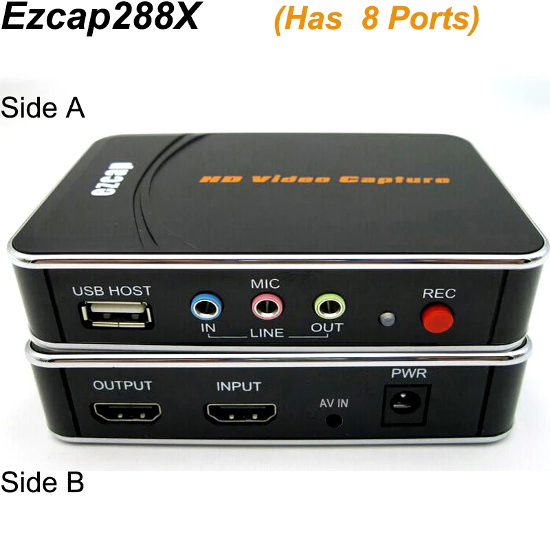 Устройство видеозахвата, HDMI, флеш-диск USB 2,0, для записи игр, DVD, видеокамеры, камеры, микрофона, петли ТВ