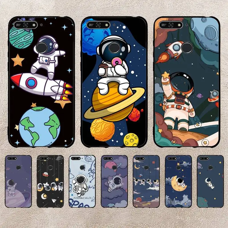 

Cute Astronaut Phone Case For Xiaomi 11 10 12Spro A2 A2lite A1 9 9SE 8Lite 8explorer F1 Poco 12S Ultra Cove
