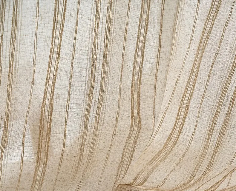 

Шторы XIMING шифоновые полосатые