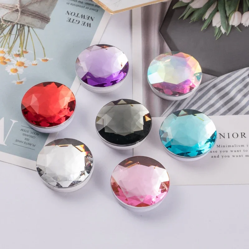 Роскошное Складное Кольцо Griptok Со Сверкающими Бриллиантами Универсальная