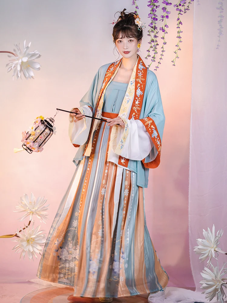 

Women Hanfu Chinese Traditional Folk Costume Girl Han Dynasty Dance Wear Lady Fairy Cosplay Clothes Oriental Ancient