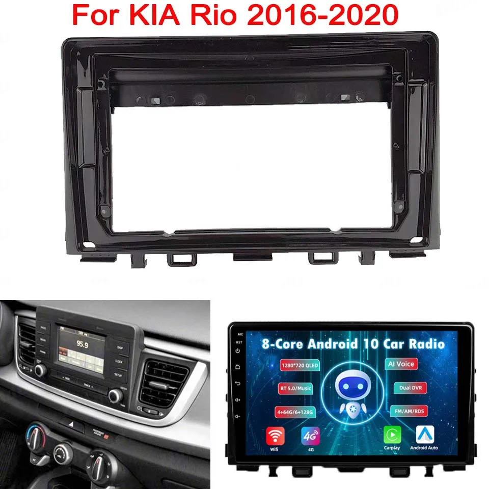 

9 дюймовый большой экран автомобильный радиоприемник рамка для Toyota Verso E'Z 2005-2018 установка автомобильной приборной панели комплект отделки а...