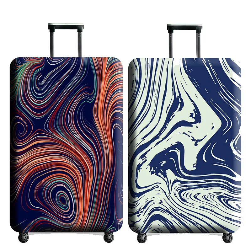Fashion Luxury Luggage Cover Thicken Elastic Baggage Cover Suitable for 18 - 32 Inch Suitcase Case Dust Cover Travel Accessories