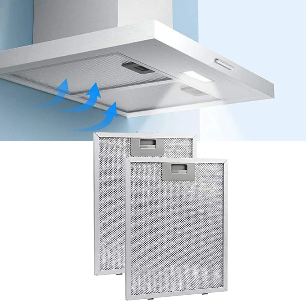 

Cooker Hood Filters Metal Mesh Extractor Vent Filter 320 X 260 Mm Kitchen Extractor Ventilation Stainless Steel Aspirator