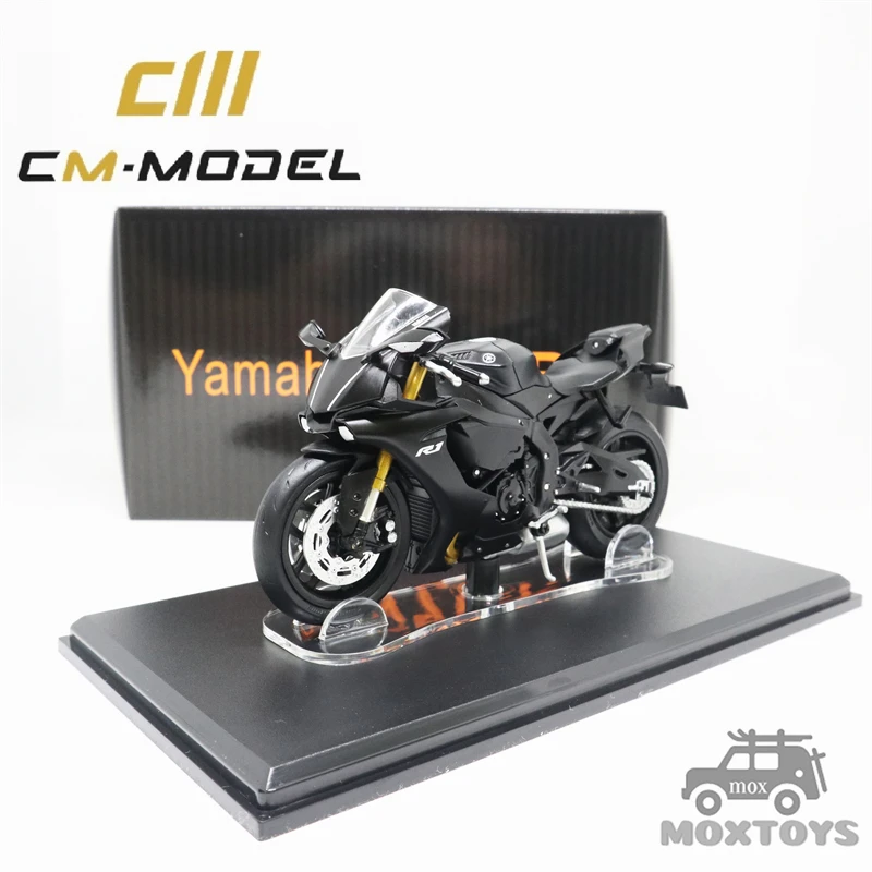 CM модель 1:18 2018/2019 YAMAHA R1 красный черный литая мотоцикл