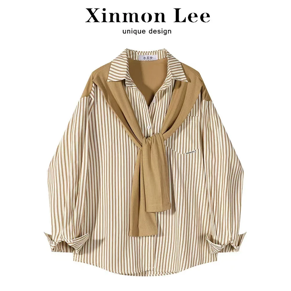 

Designer Women Fashion Clothing Spring Shirts Blouses Long Sleeve Lady Shirt Loose Add Big Size Autumn Spring Tops Girls Clothes