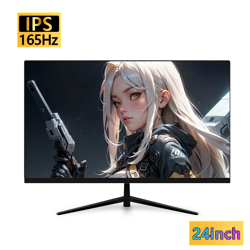 

24inch Computer 165Hz Monitor 1080P 144Hz PC Gaming 1ms Response Time Support Adaptive-Sync for Desktop Displays 99%sRGB HDMI DP