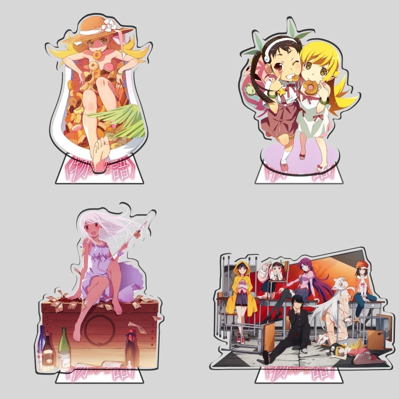 Фото Аниме Tsukimonogatari акриловая фигурка-подставка Monogatari (серия) персонаж Sengoku Nadeko Araragi Koyomi Creative 15 см №1