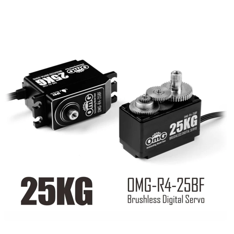 

OMG R4 25BF Standard size full metal brushless high voltage digital Servo