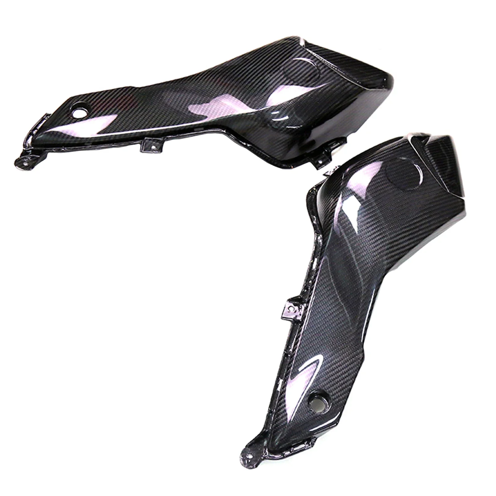 Углеродное волокно 3k для Yamaha MT07 FZ07 MT-07 2014-2017 боковая крышка верхняя впускная
