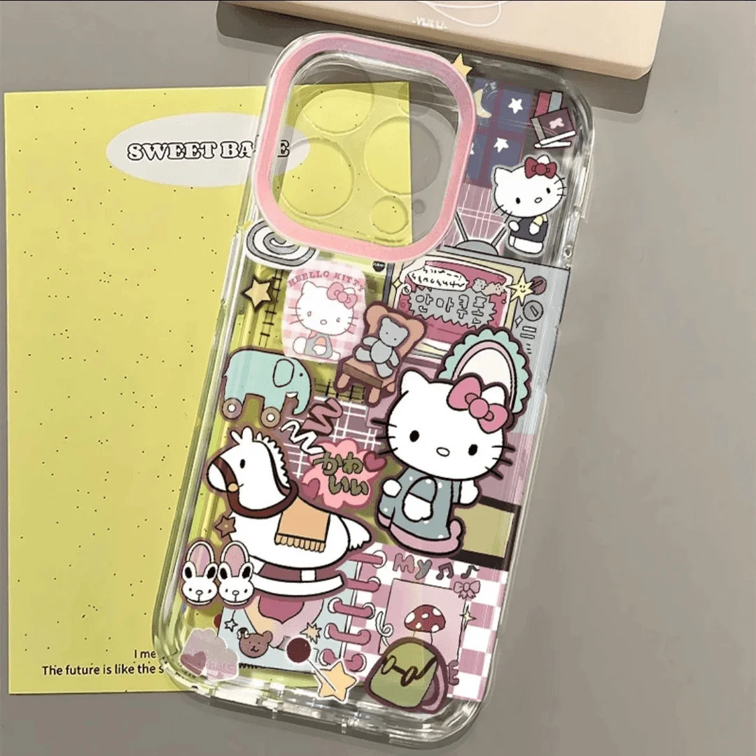 Прозрачный космический чехол для телефона Toy Hellos Kittys Pochacco Xiaomi Redmi NOTE8 9 9A 9s 10 11 12 12C 13