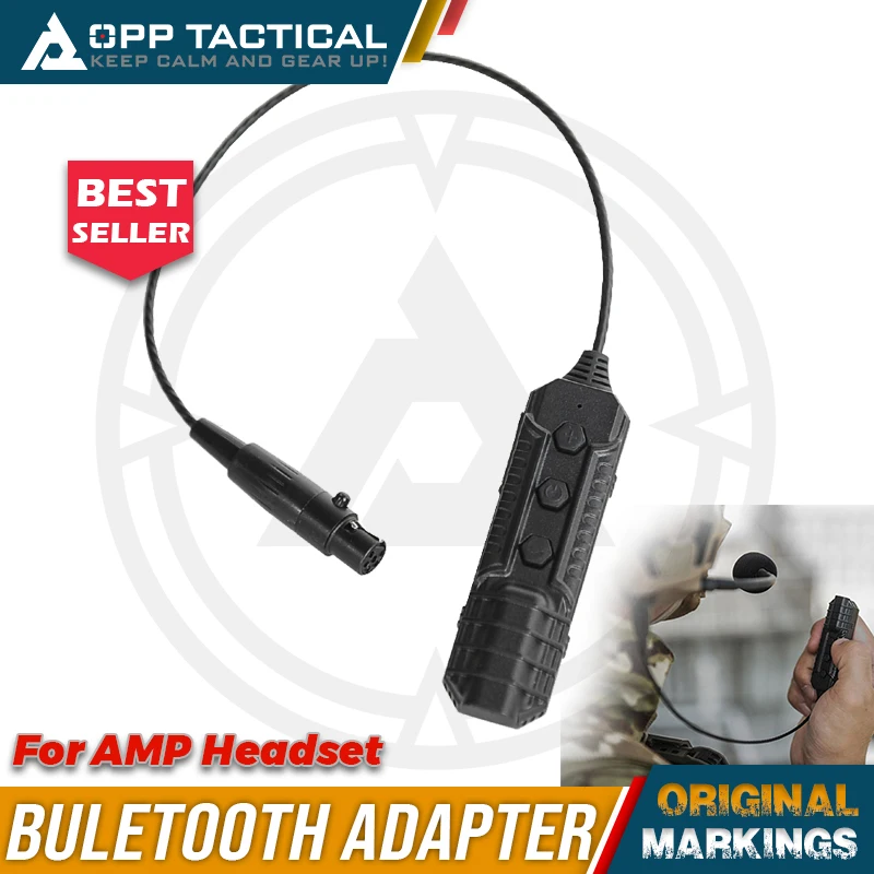 FCS-TACTICAL Тактическая гарнитура нового поколения AMP Bluetooth Беспроводной адаптер AUX со