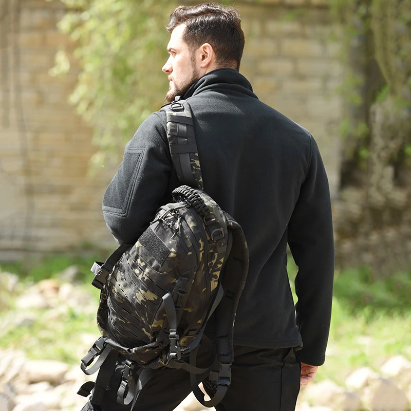 HAN WILD Tactical Fleece Coat Outdoor Cycling Jacket Hiking Outfit Camping Thermal Military Jackets Men Clothing Warm Coat