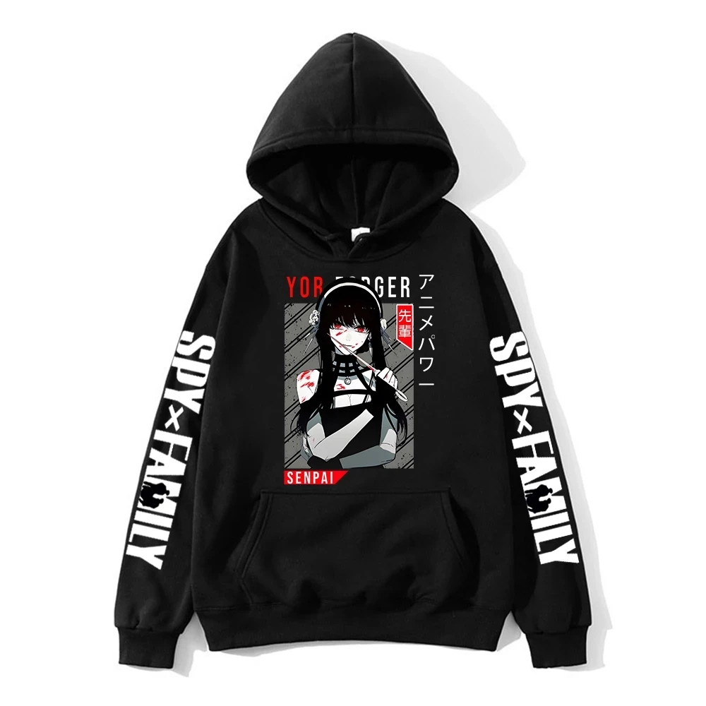 

Anime Spy X Family Hoodie Loid Forger Graphic Sweatshirts Japanese Manga Harajuku Anya Yor Hoodies Casual Plus Fashion Unisex