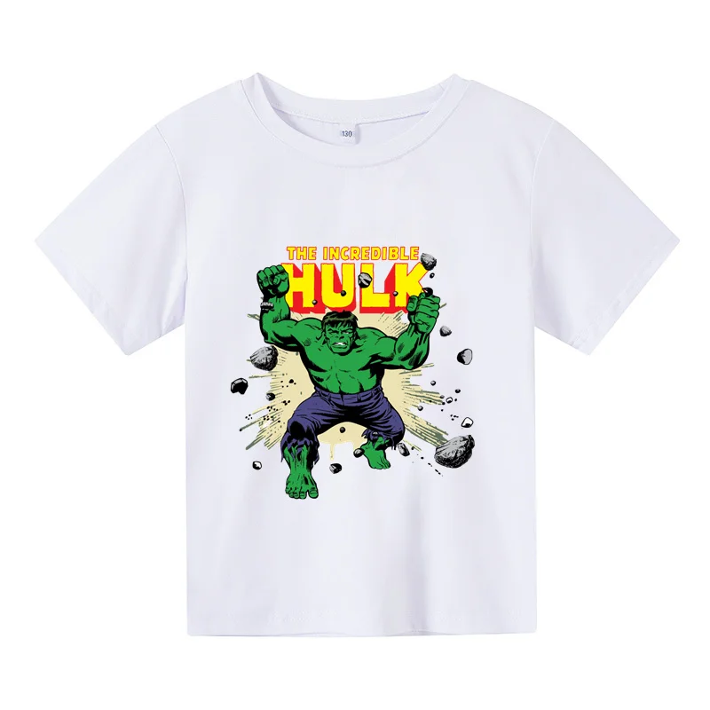 Marvel Comic Superhelden Robert Bruce Banner Hulk Kinder T-Shirts Kinder Cartoons Mode Anime Tops Jungen Mädchen Outfits T Hemd