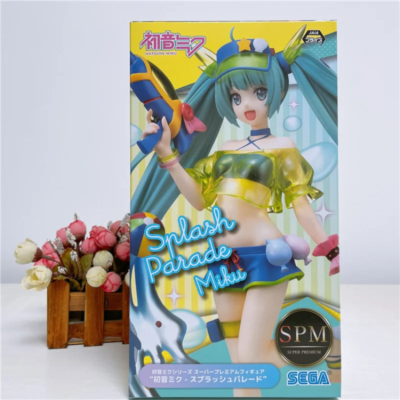 

Купальник с водяным пистолетом BANDAI SEGA Miku, аниме игрушки, фигурки