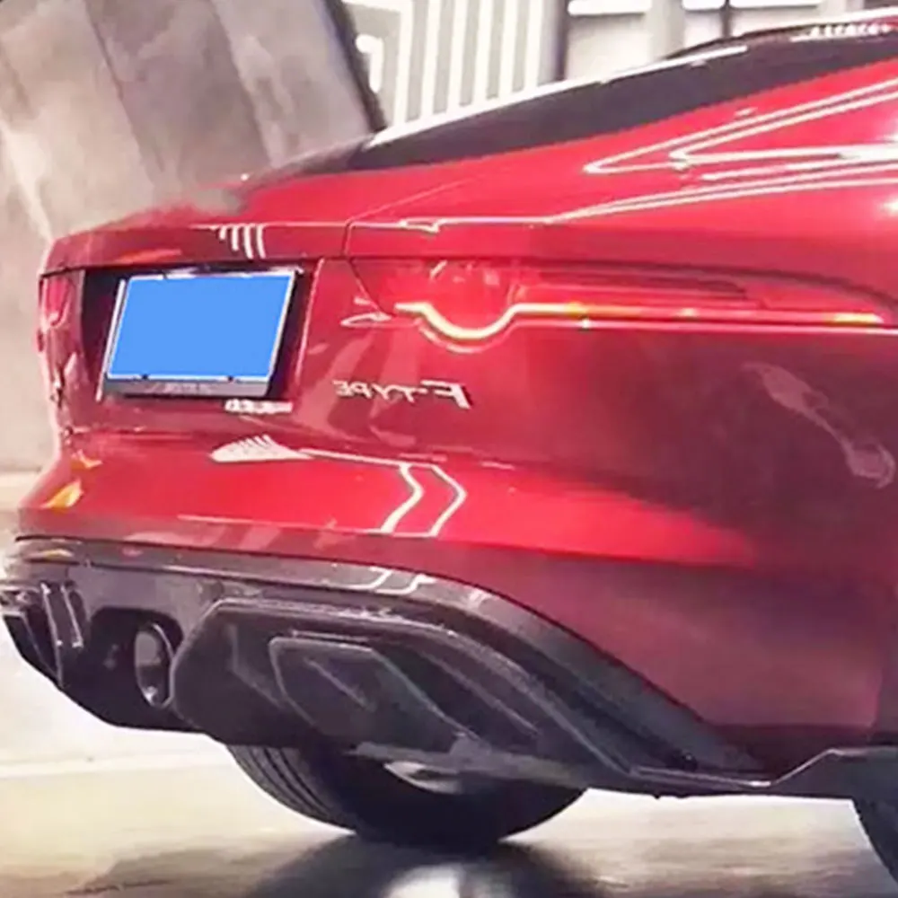 Для Jaguar FTYP задний бампер диффузор из углеродного волокна спойлер Iip сплиттер