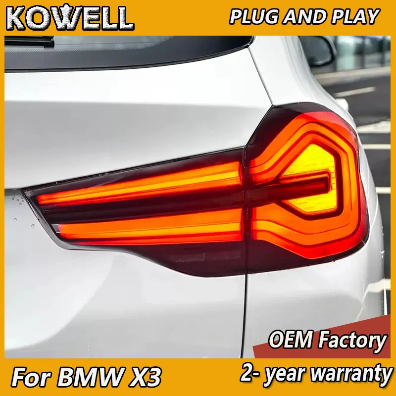 

Автостайлинг для BMW X3, задние фонари 2018-2021 X3, задние фонари BMW G01 G08 F97 IX3, задняя лампа + Динамический сигнал поворота + Реверс + тормоз