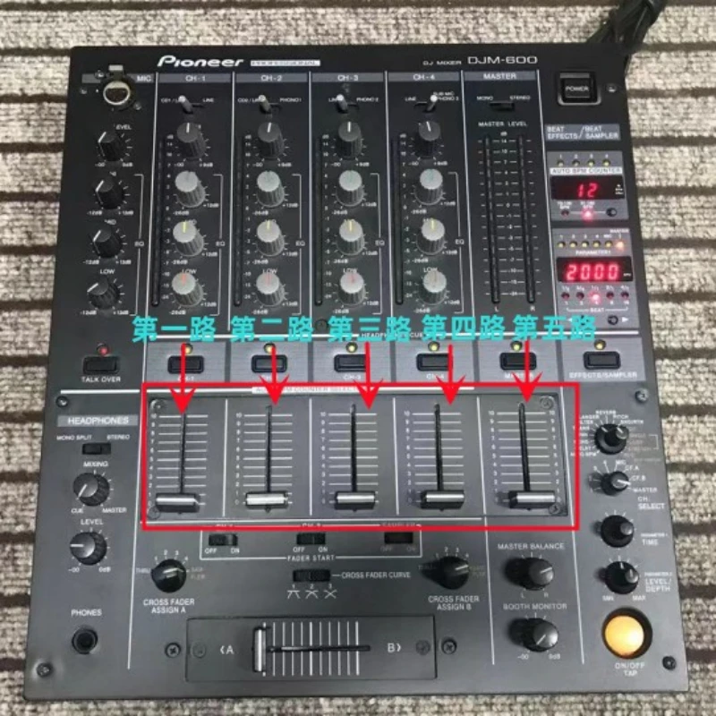 Pioneer Djm600 смеситель вертикальные кусачки потенциометр не требующий сварки