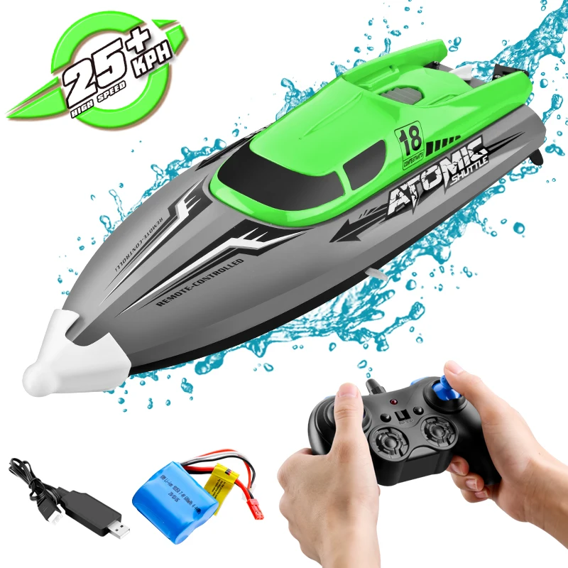 

Children's Large 2.4G High-Speed Radio Remote Control Competitive Rowing Boat Charging Electric Water RC Speedboat Boy Toy Gift