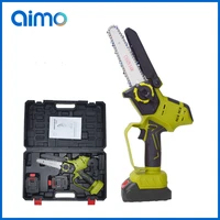 rechargeable lithium chainsaw woodworking battery electric chainsaw logging saw makita battery interface 6 inch single hand saw