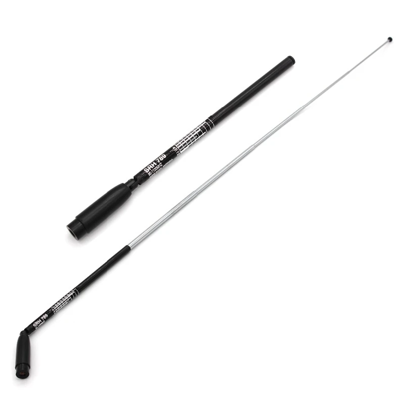 

2X SRH789 SMA Male 95-1100Mhz Foldable Telescopic Antenna