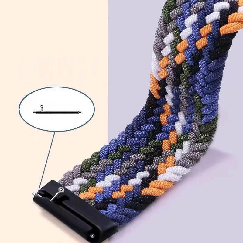 Adjustable Nylon Elastic Braid Strap For Huawei Band 8 Smart Wristband Sports Watchband For Huawei Band8 Watch Correa