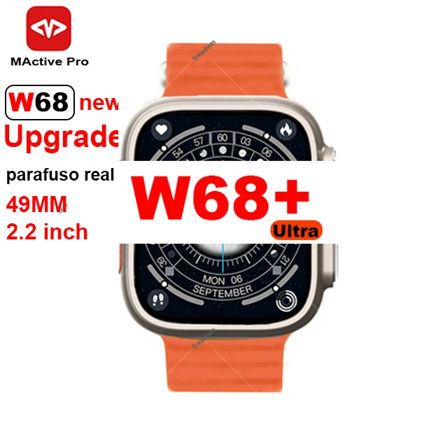 

IWO Watch Ultra W68 Plus Ultra Smart Watch Men 49mm Call NFC Heart Rate Payment SOS W68 Ultra Max Smart Watch PK H11 Ultra