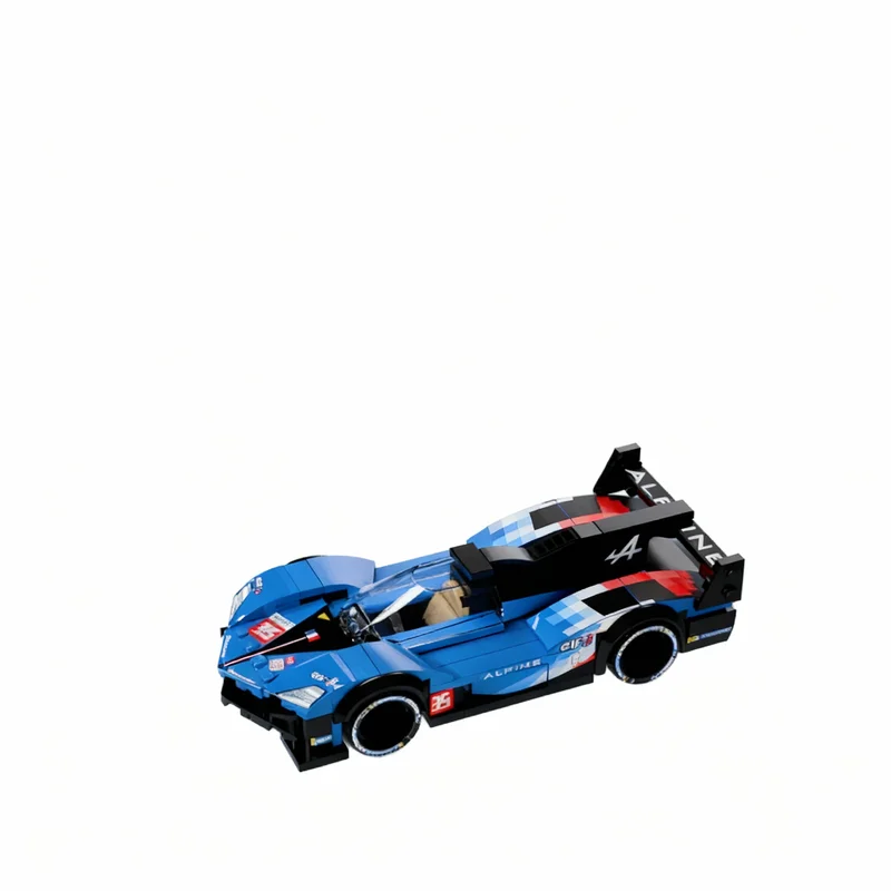 196 деталей MOC City Champions ALP. Конструктор A424 WEC, модель для сборки, рождественский подарок, игрушка, декоративный кирпичик, креативная сборная модель, художественная коллекция. (art.: 3920dd06ed950) - 3920dd06ed950