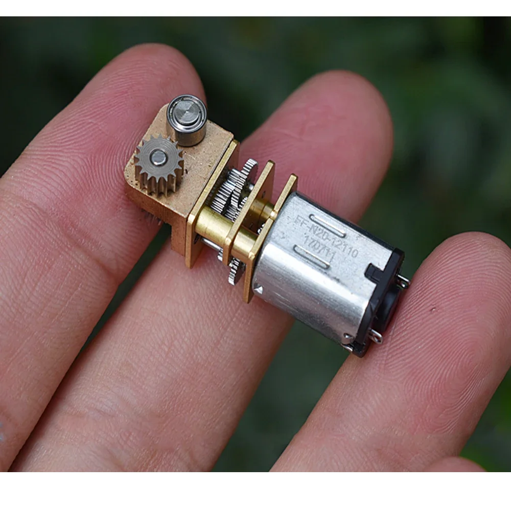 N20 Двигатель коробки передач постоянного тока 3 В 7 5 20 об/мин Медленноскоростной