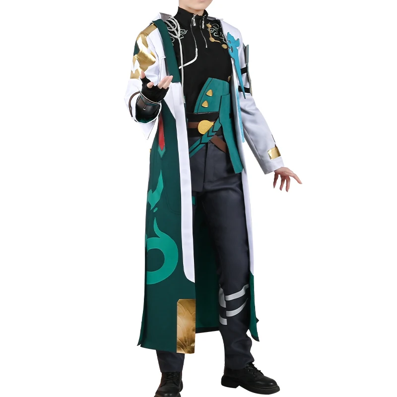 

Dan Heng Cosplay Anime Game Honkai Star Rail Role-playing Clothes Male Jackets Tops Pants Gloves Belts Halloween Comic-Con Suit