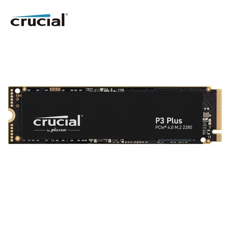 Crucial P3 Plus PCIe Gen4 3D NAND NVMe M.2 SSD, 최대 5000 MB/s, 2TB, 1TB, 500GB
