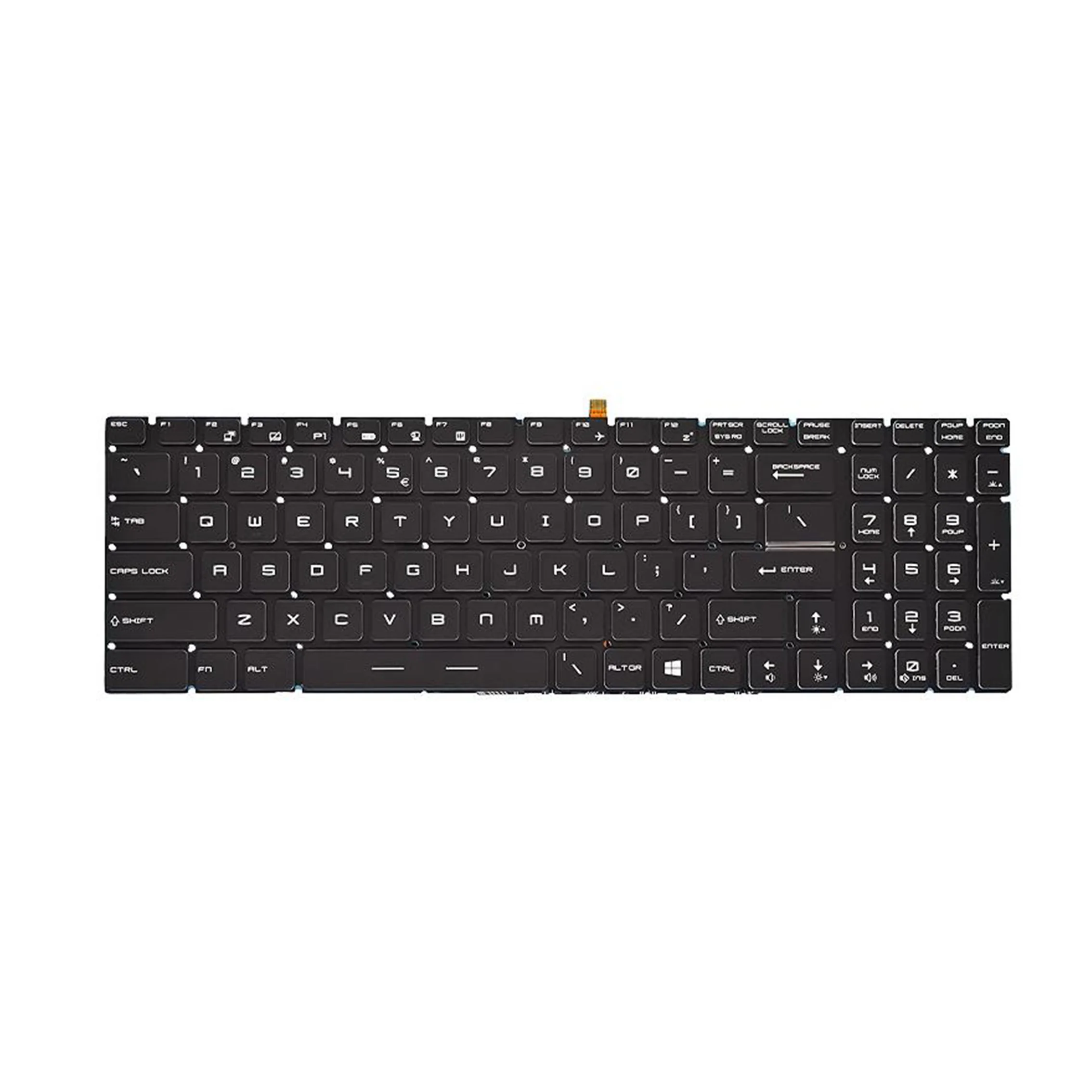Сменная клавиатура для MSI GT62 GE62 GS60 GL60 GP62 GT72 GE72 GS63 GL62 GP72 Series Клавиатура с подсветкой Американская раскладка-красная (art.: 3920d1a625fef) - 3920d1a625fef