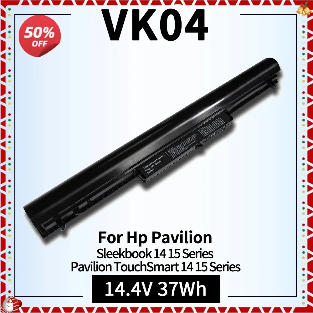 14 4 В VK04 Аккумулятор для ноутбука HP Pavilion Sleekbook 15 Series 14-B109wm 14-b124us 14-b137ca 14-b150us 14-b173cl 694864
