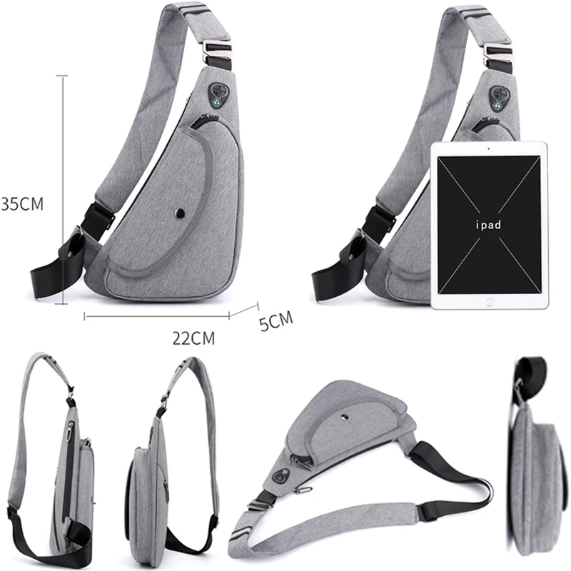 

Водонепроницаемая уличная сумка для мужчин, дорожный мессенджер на ремне, повседневный спортивный нагрудной мешок через плечо для мужчин