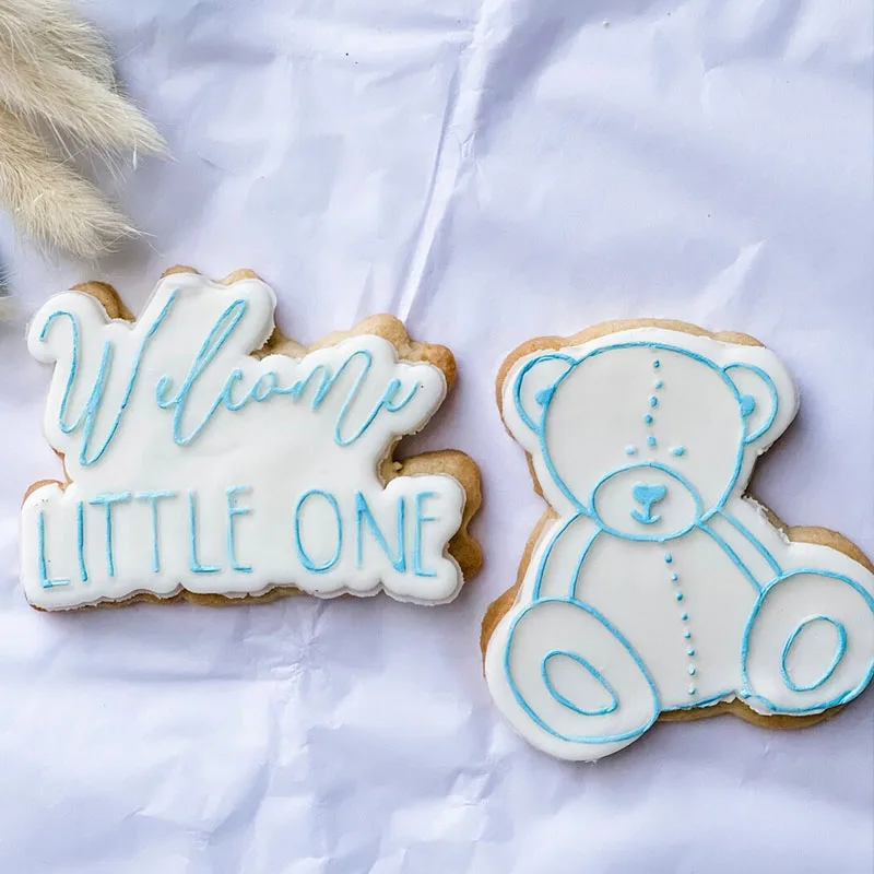 

Симпатичный сидячий медведь, акриловый Детский праздник, торт на день рождения, рельефный дикий Топ для капкейков, мама, сестра, брат