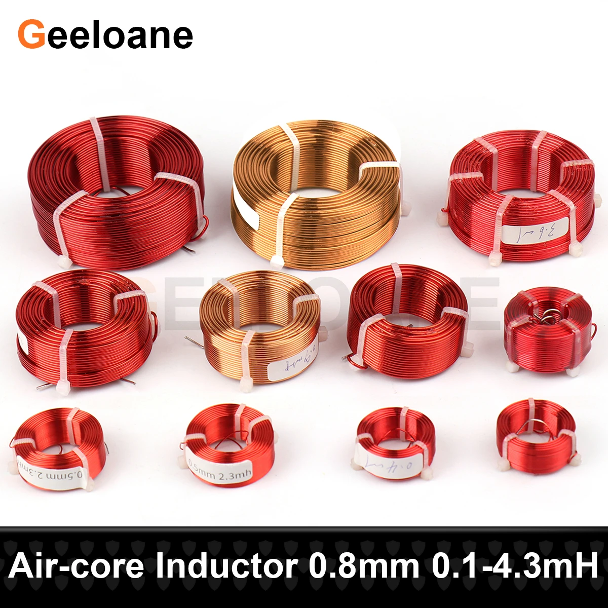 

GEELOANE Индуктор воздушного сердечника 0,8 мм медный для динамика