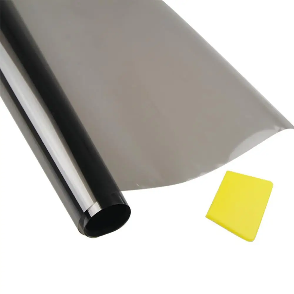 

Black Car Window Tint Film Glass Auto Sticker House Commercial Solar Protection Sun Block Effect Car Accessories 300cm x 50cm