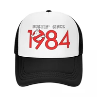 bustin since 1984 ghostbusters trucker hat women men adjustable adult supernatural ghost movie baseball cap summer snapback caps
