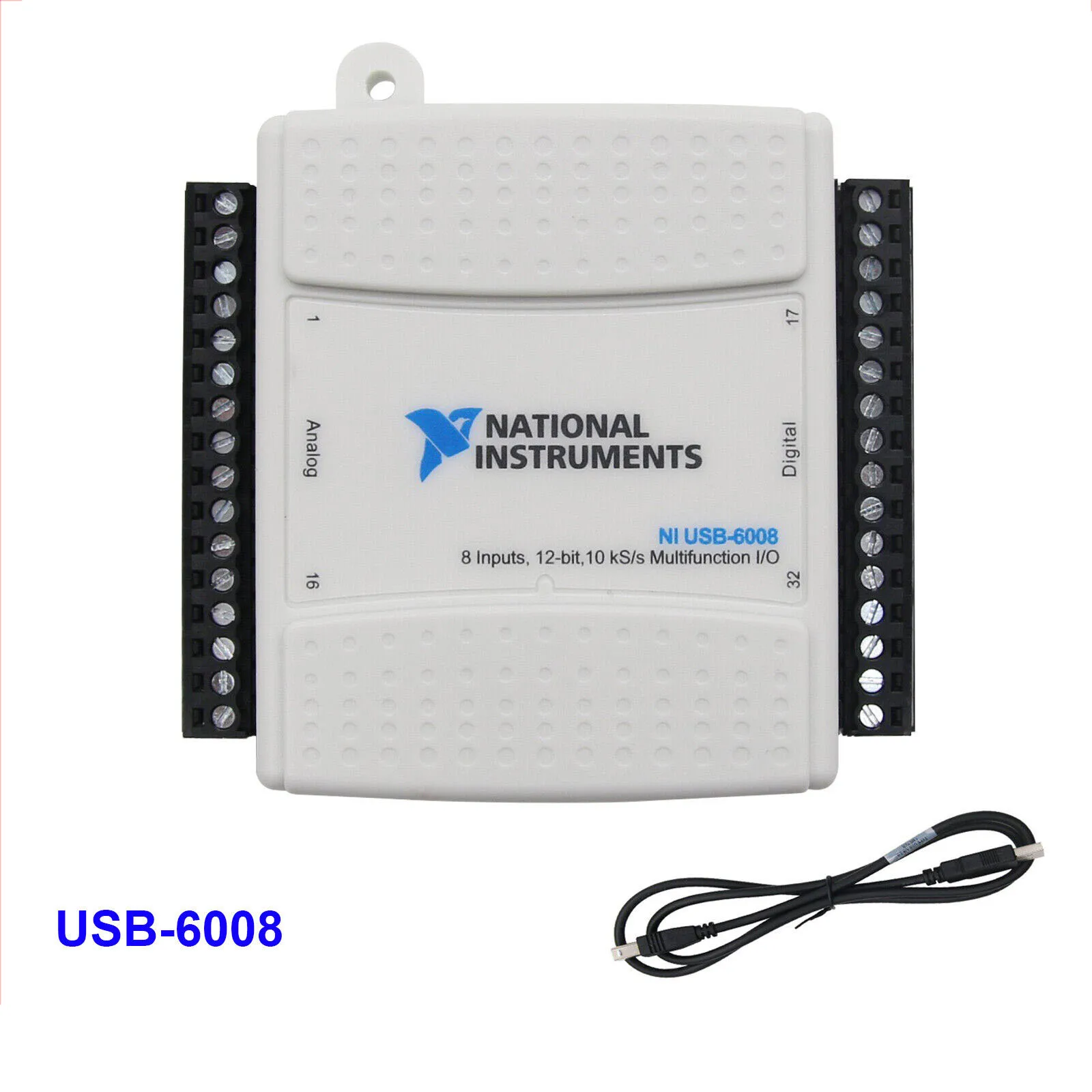 

National Instruments USB-6008 Data Acquisition Card, NI DAQ, Multifunction