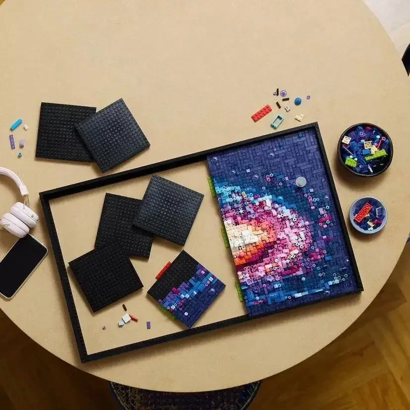 Пиксельные художественные картины кирпичи 31212 наборы Молочный Путь галактика