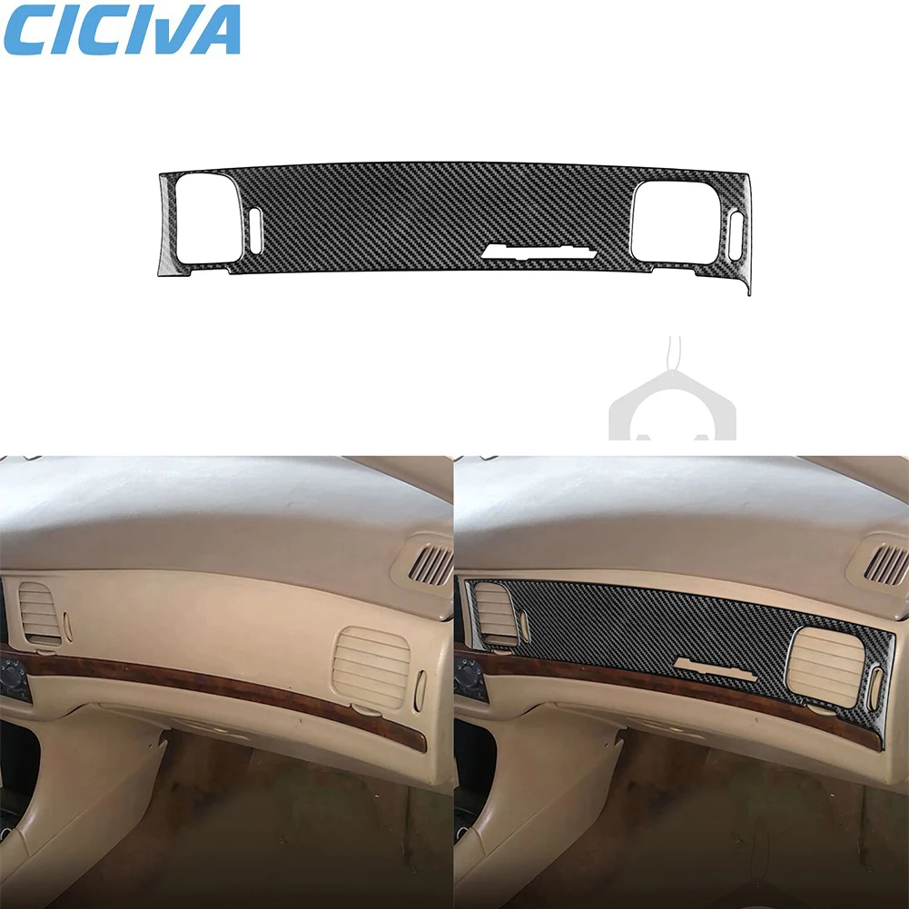 

Suitable For 2000-2004 Chevrolet Impala Carbon Fiber Car Center Console Co-Pilot Dashboard Decorative Panel Interior Accessories