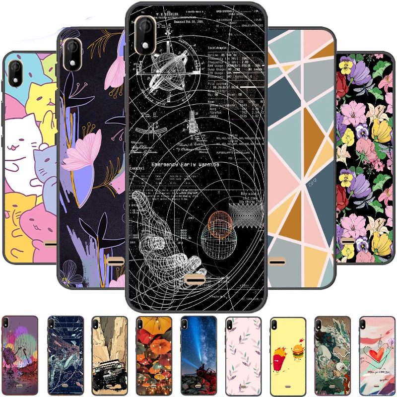 

For Wiko Y61 Case Silicon Back Cover Phone Cases for Wiko Y 61 WikoY61 Soft Bags Fashion Coque Bumper Fundas Fashion Black Frame