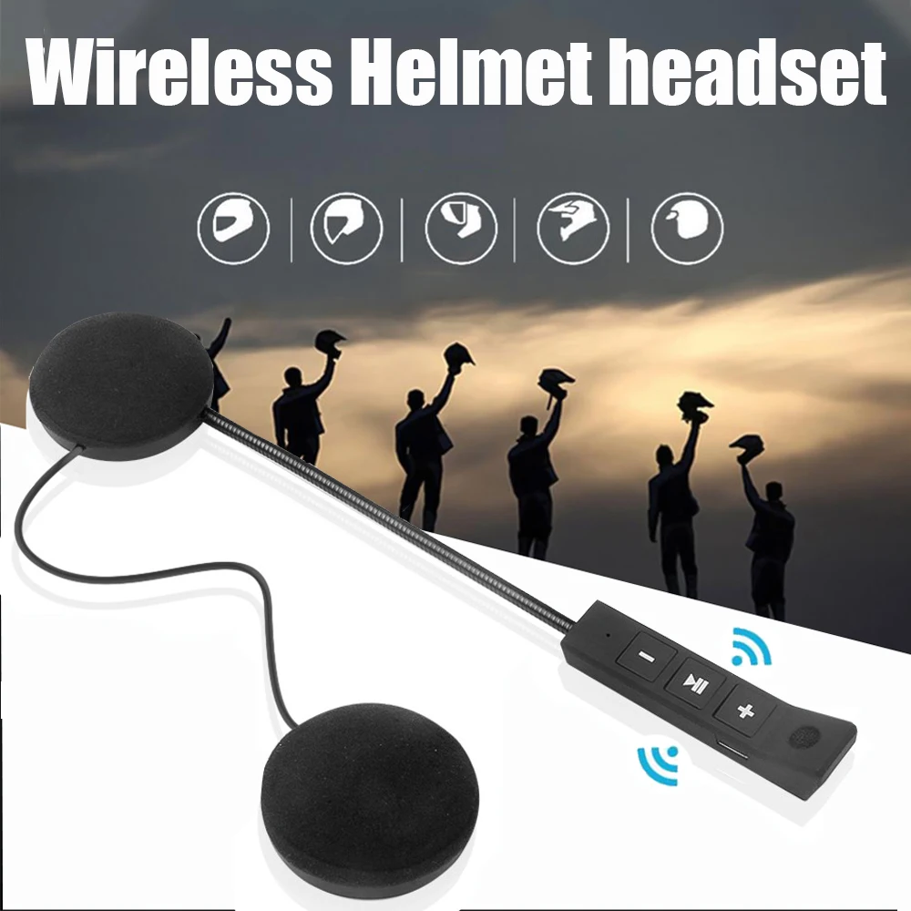 

Motorcycle Helmet Intercom Wireless Headset Bluetooth 4.1 Headphone Handsfree Stereo Music Speaker Support Automatic motocross