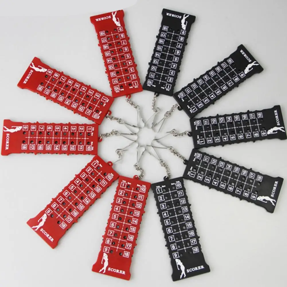 

Golf Scoreboard Metal Golf Score Indicator Thickened Golf Score Indicator with Key Chain Golf Sport