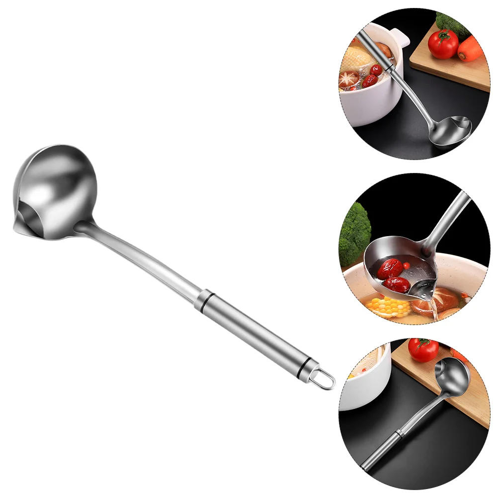

Soup Colander Stainless Steel Soup Spoon Pot Spoon Oil Colander Oil Separator