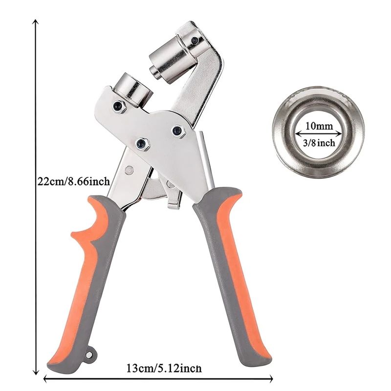Набор плоскогубцев с люверсами набор инструментов 3/8 дюйма 10 мм металлическими