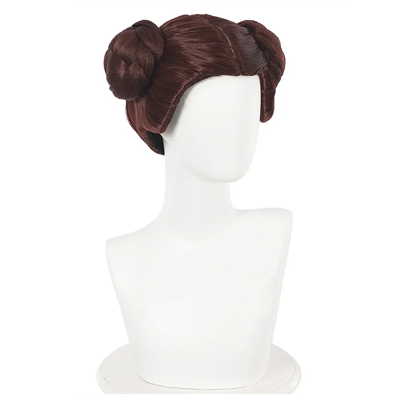 Парики Leia для косплея принцессы фантастические аксессуары костюма кино сражения